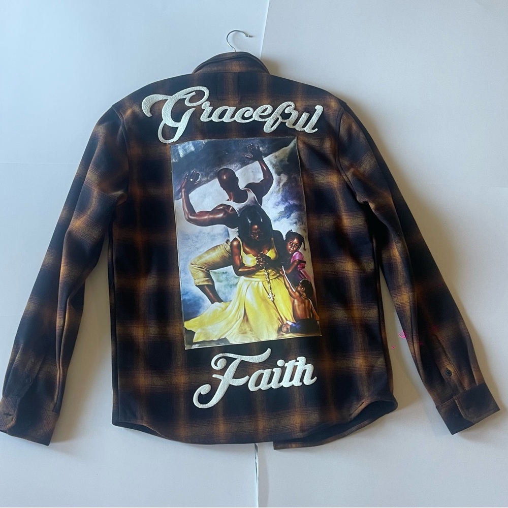 Graceful Faith Fashions Flannel - “Strength and Unity” Design